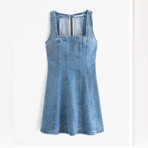 Abercrombie & Fitch Light Blue Denim Mini Dress